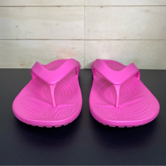 Crocs Kadee 2 Sandals Pink Women's Size 7 Shoes Waterproof Flip Flops - Picture 5 of 11